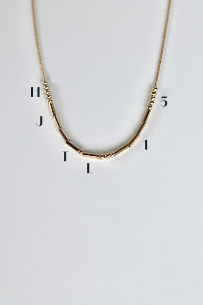 Morse Code Necklace