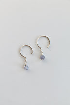 Threader Hoops (Tanzanite)