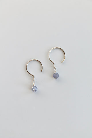 Threader Hoops (Tanzanite)