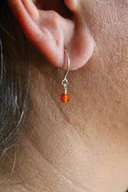 Threader Hoops (Carnelian)