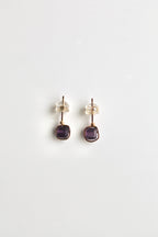 Birthstone Studs - Amethyst (February) - Serenity