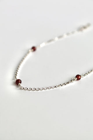 Multi Birthstone Bracelet - Garnet (January) - Manifestation