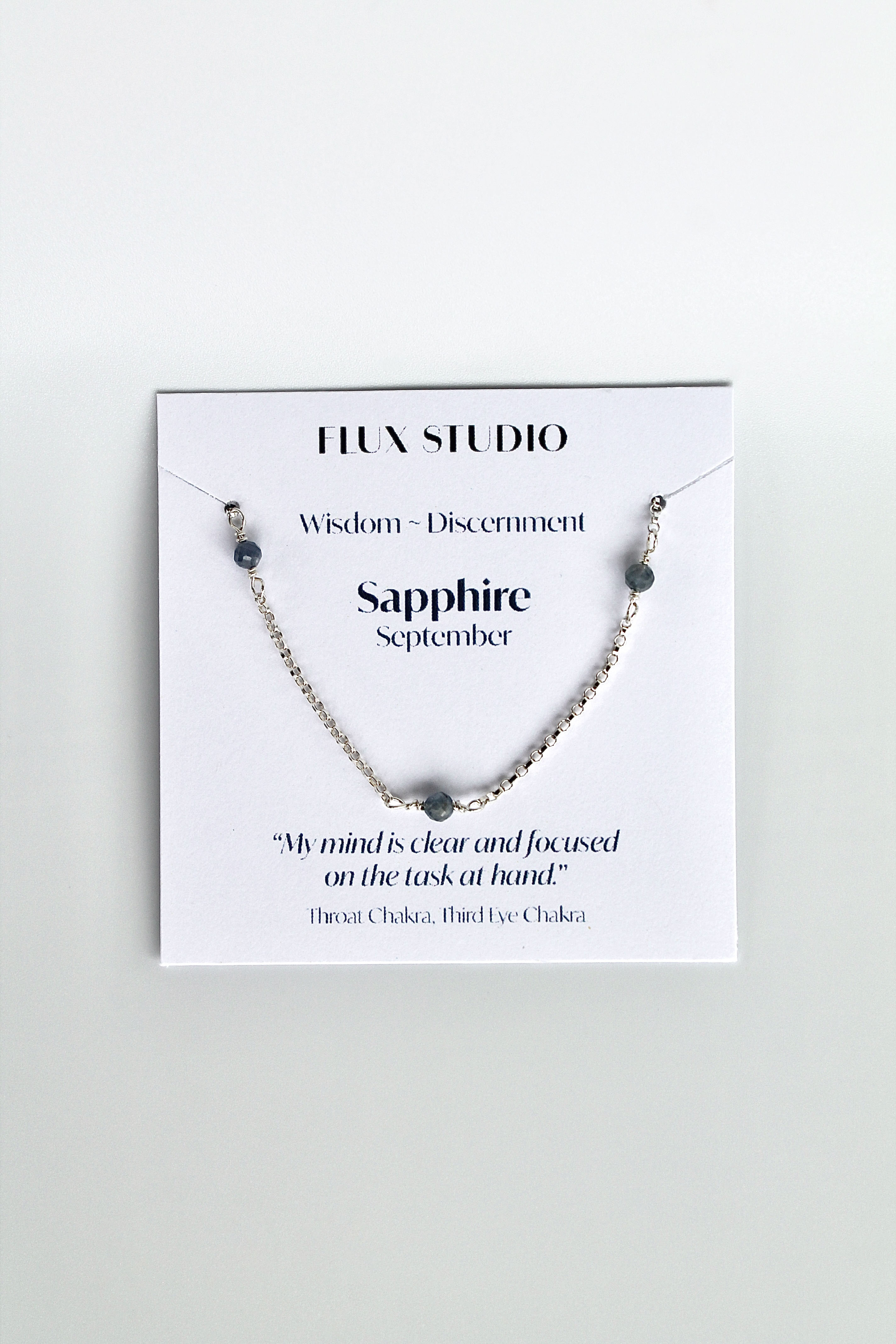 Multi Birthstone Bracelet - Sapphire (September) - Wisdom