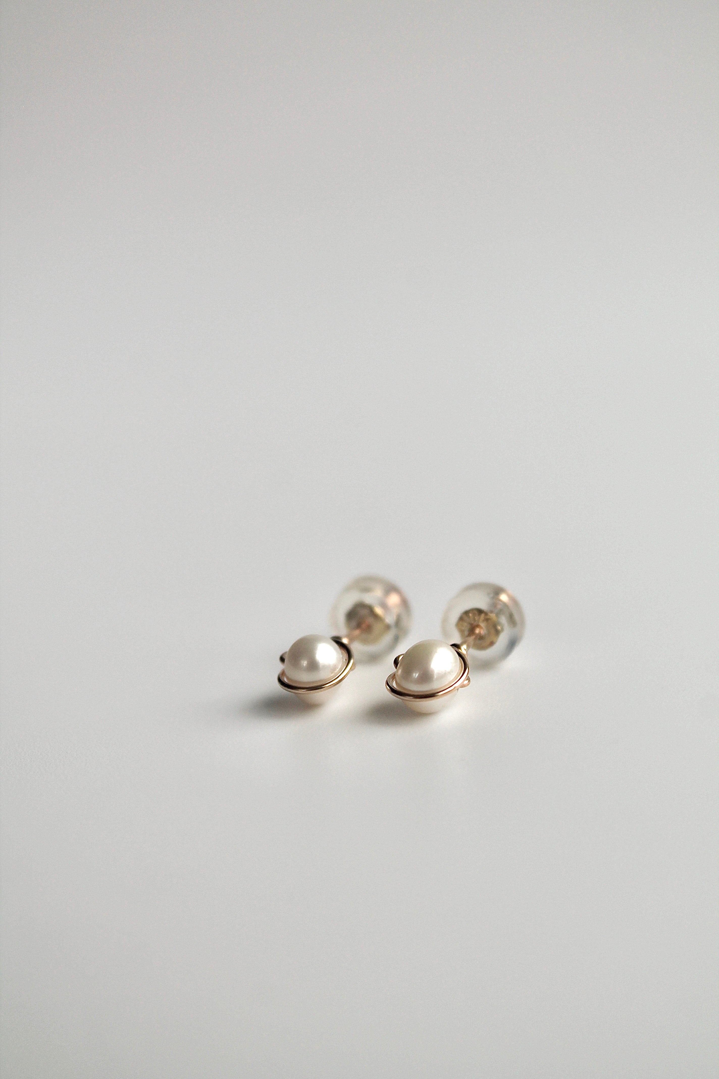 Birthstone Studs - Freshwater Pearl (June) - Purity