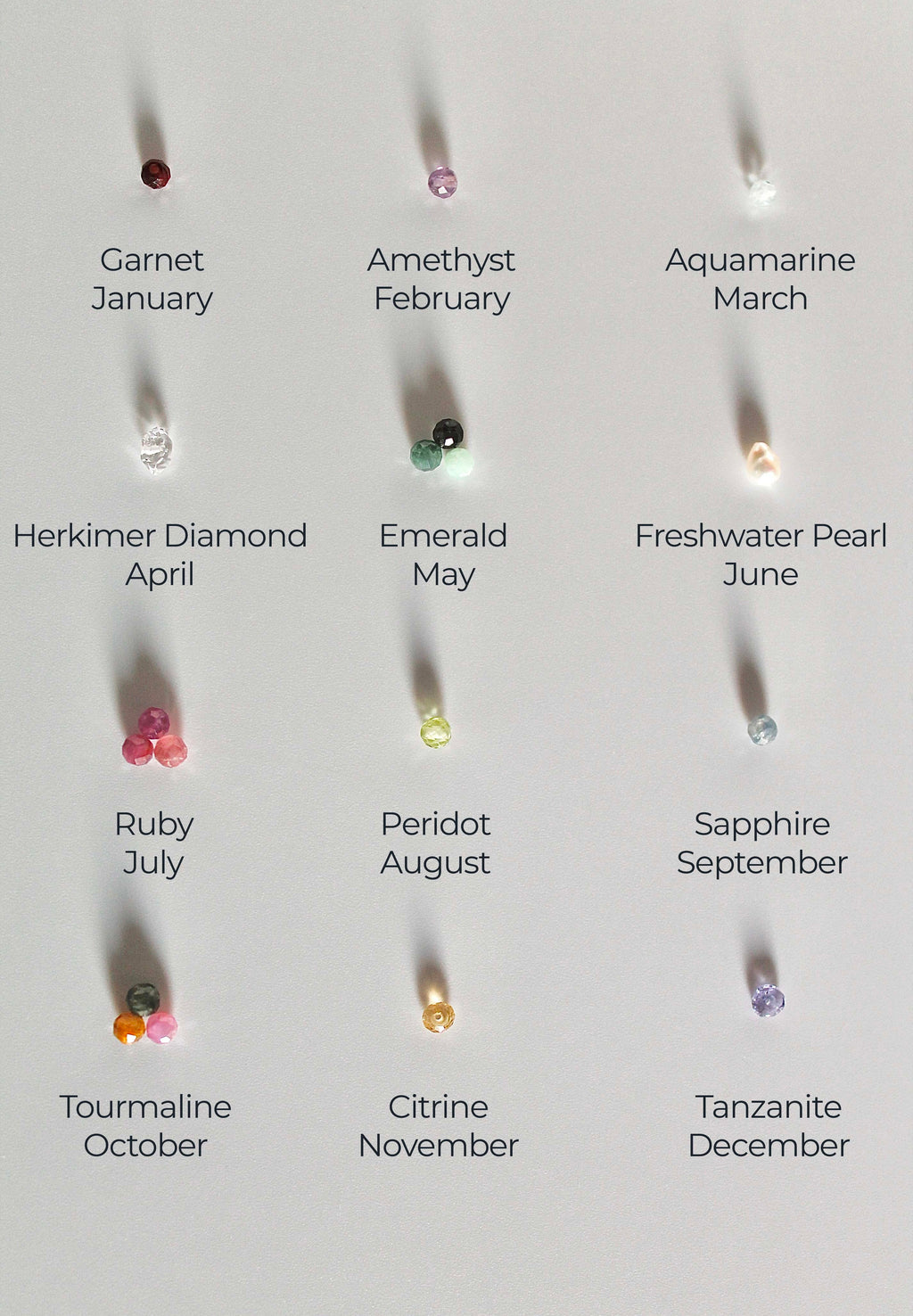 Birthstone Bar Necklace - Tourmaline (October) - Alignment
