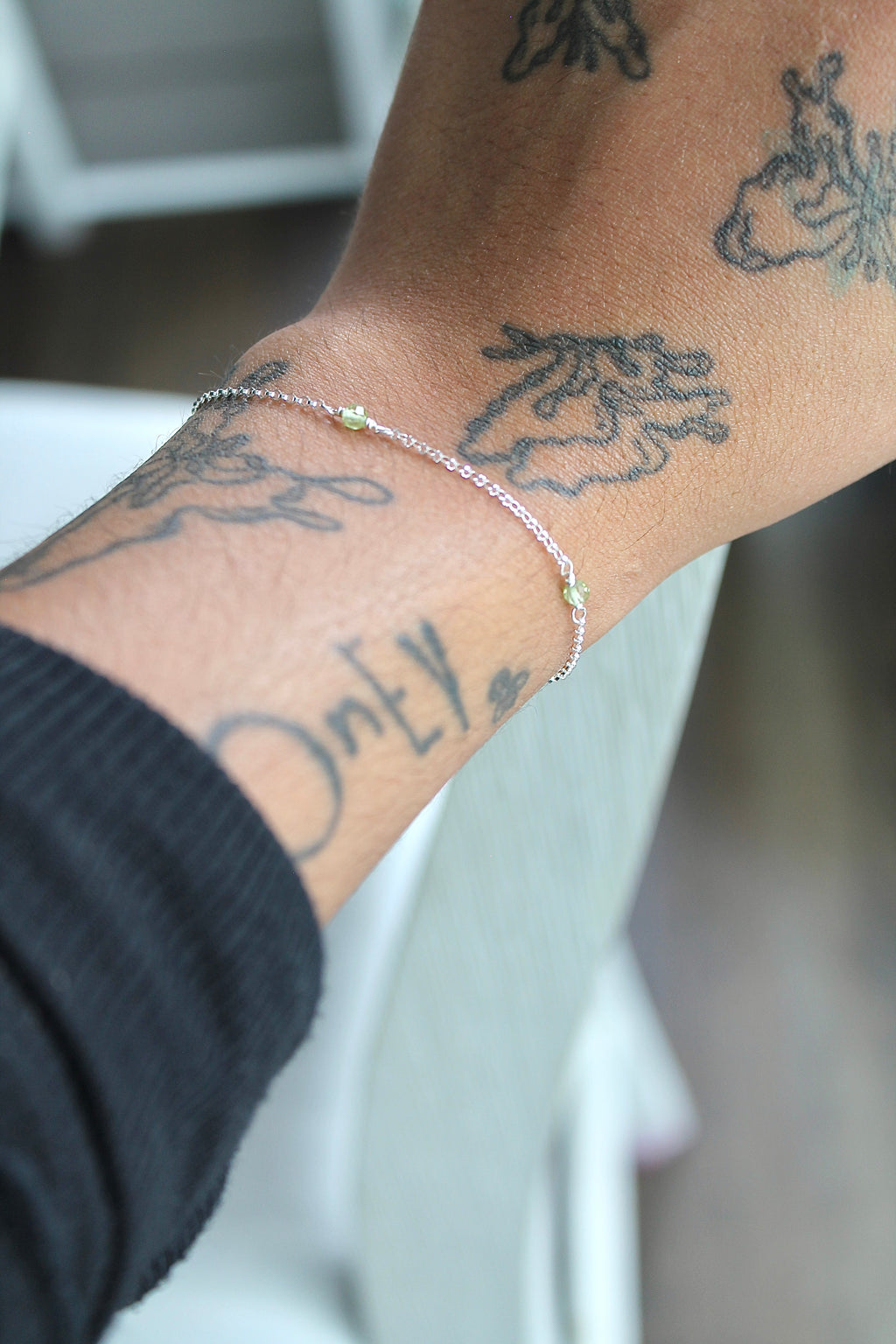 Multi Birthstone Bracelet - Peridot (August) - Good Fortune