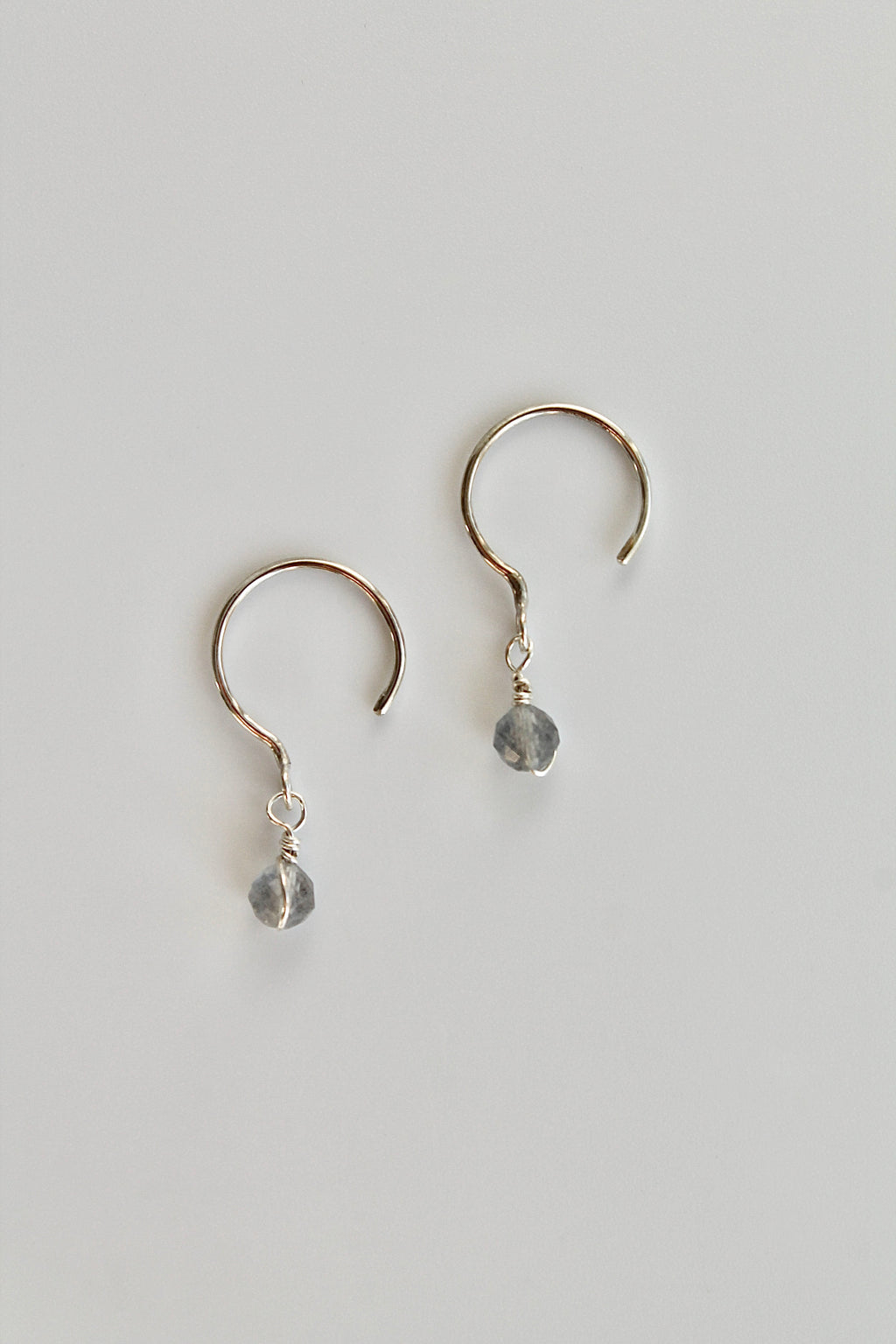 Threader Hoops (Labradorite)