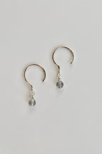 Threader Hoops (Labradorite)