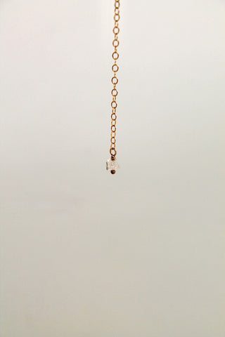 Herkimer Diamond Lariat Necklace