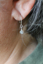 Threader Hoops (Labradorite)