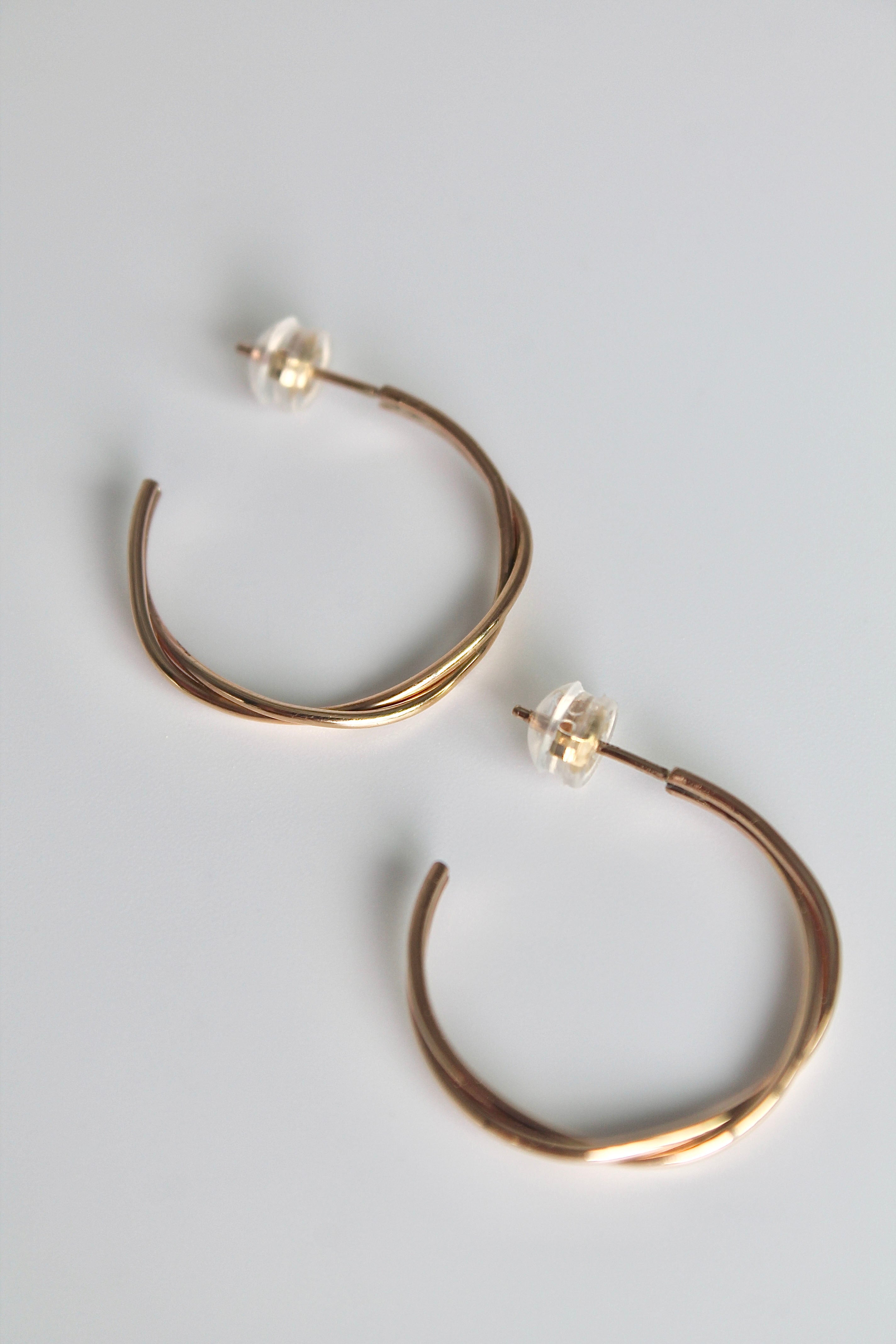 Twisted Wire Hoops