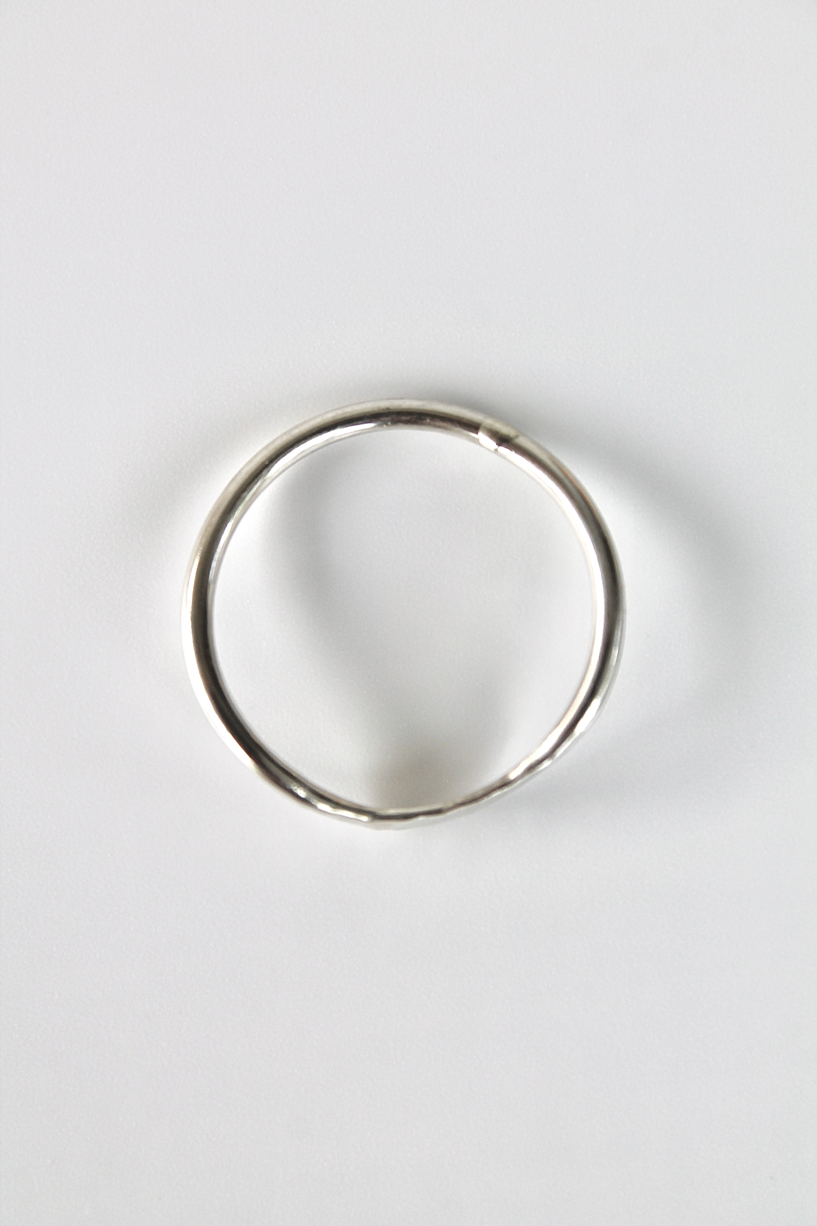 Wave Hammered Band Ring