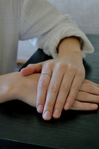 Hammered Mini Band Ring