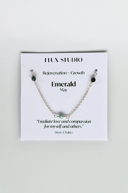 Multi Birthstone Bracelet - Emerald (May) - Rejuvenation