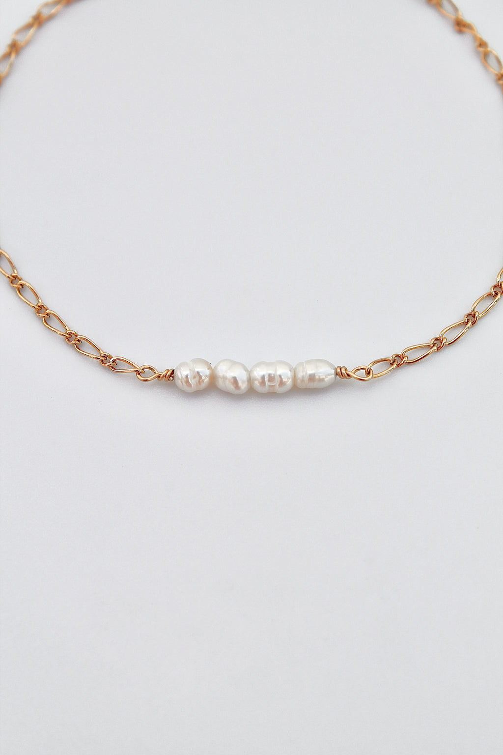Pearl Bar Chain Bracelet