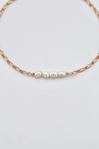 Pearl Bar Chain Bracelet