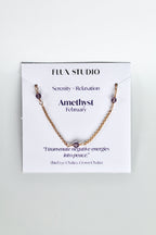 Multi Birthstone Bracelet - Amethyst (February) - Serenity