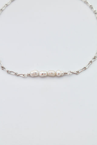 Pearl Bar Chain Bracelet