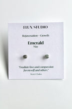 Birthstone Studs - Emerald (May) - Rejuvenation
