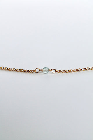 Multi Birthstone Bracelet - Aquamarine (March) - Emotional Depth