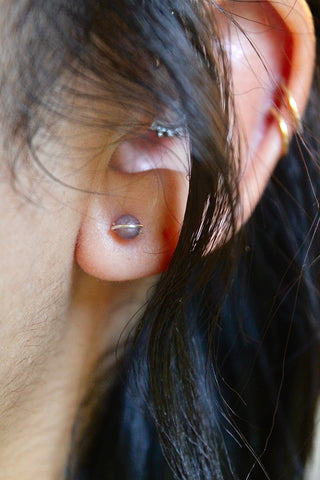 Birthstone Studs - Ruby (July) - Passion