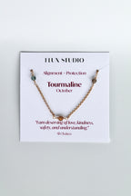 Multi Birthstone Bracelet - Tourmaline (October) - Alignment