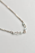 Collar con barra de piedra natal - Aguamarina (marzo) - Profundidad emocional