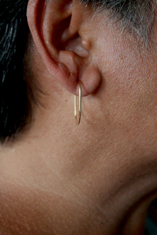 Textured Oval Hoops
