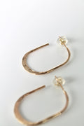 Textured Oval Hoops