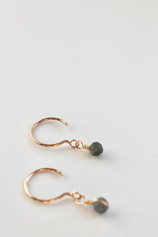 Threader Hoops (Sapphire)