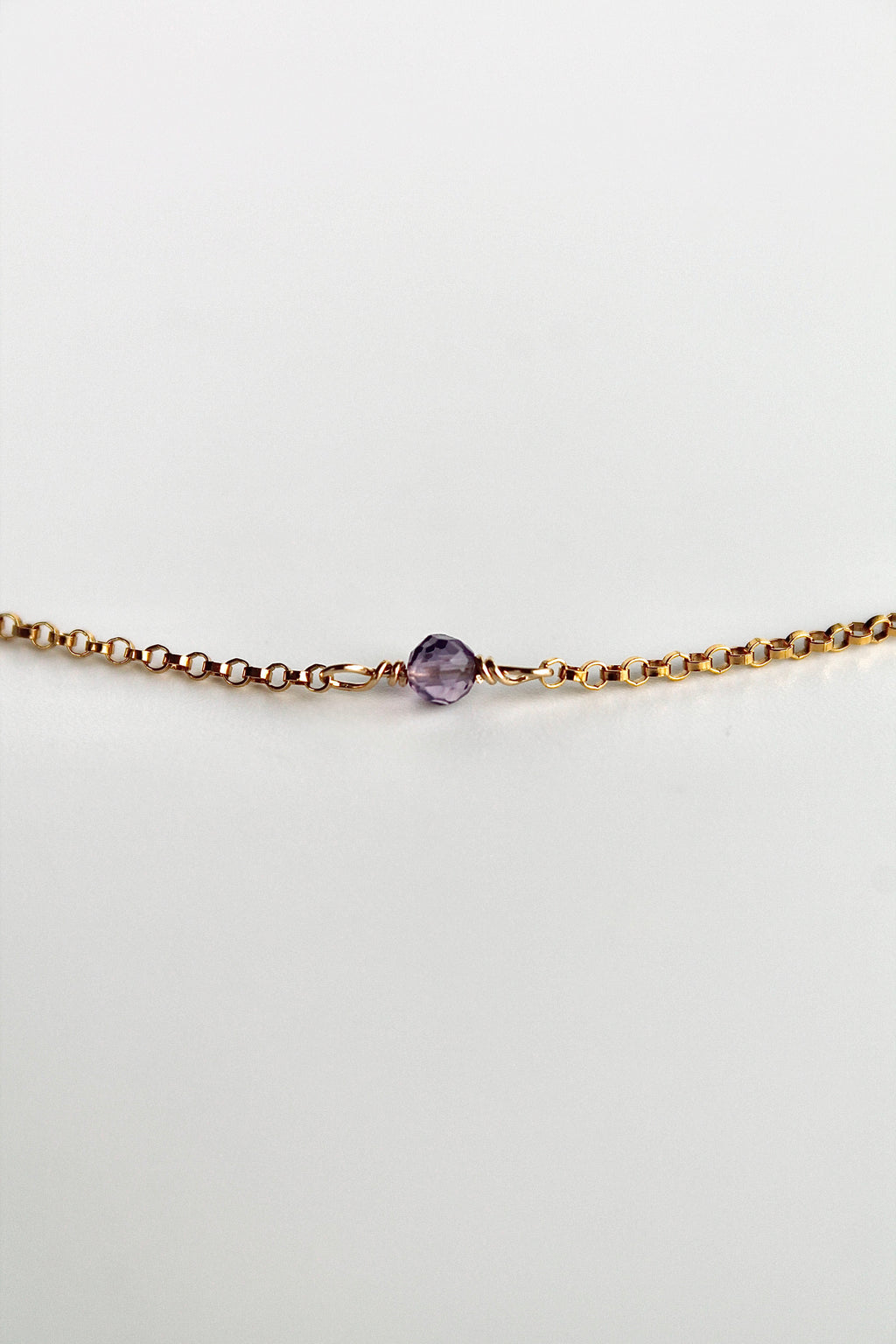 Bracelet multi-pierres de naissance - Améthyste (février) - Sérénité