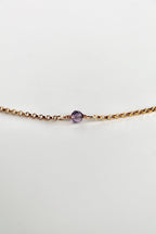 Bracelet multi-pierres de naissance - Améthyste (février) - Sérénité