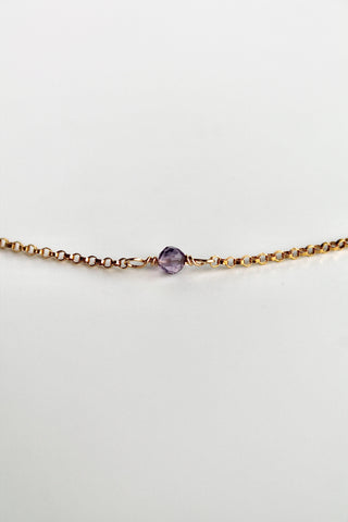 Bracelet multi-pierres de naissance - Améthyste (février) - Sérénité