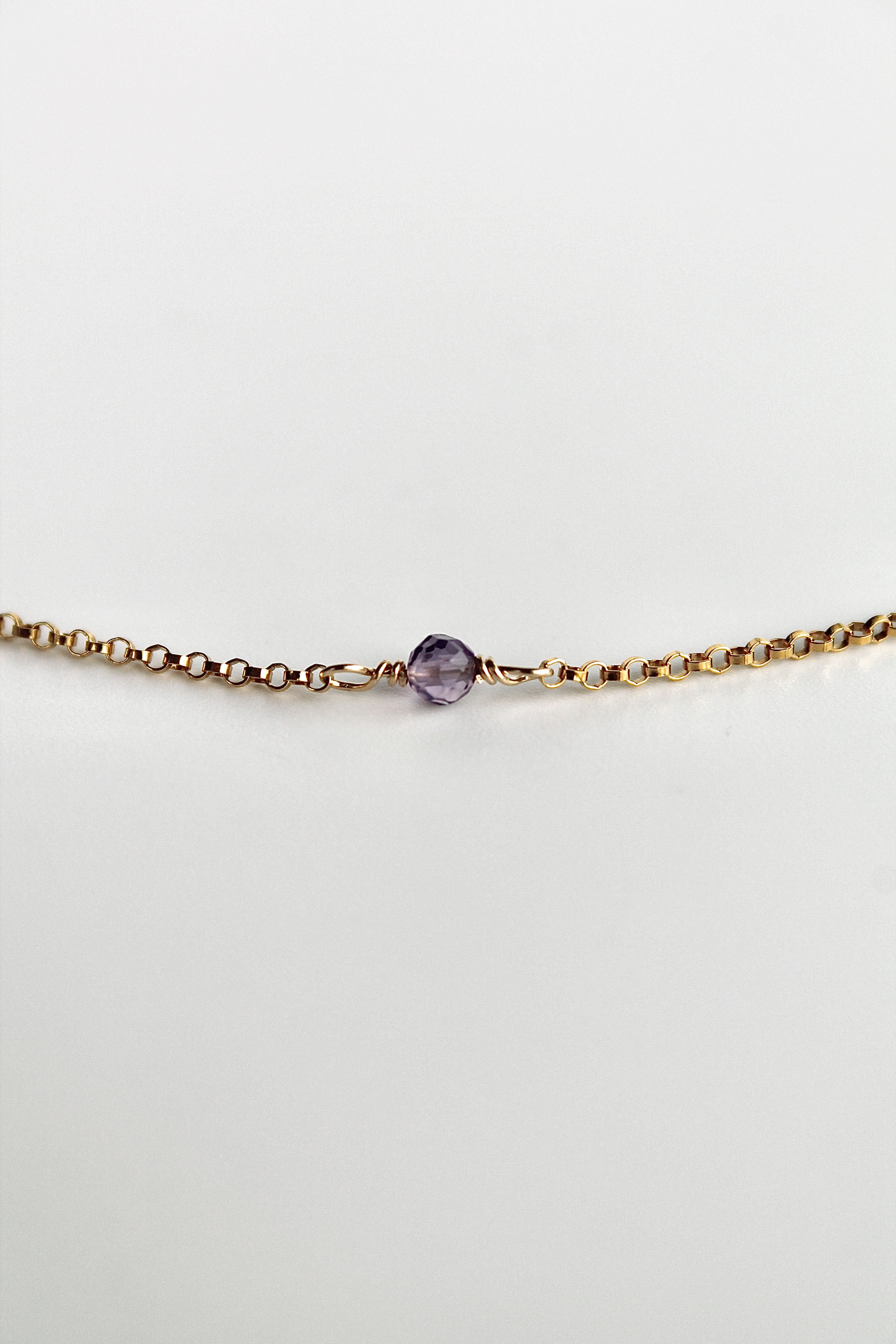 Multi Birthstone Bracelet - Amethyst (February) - Serenity