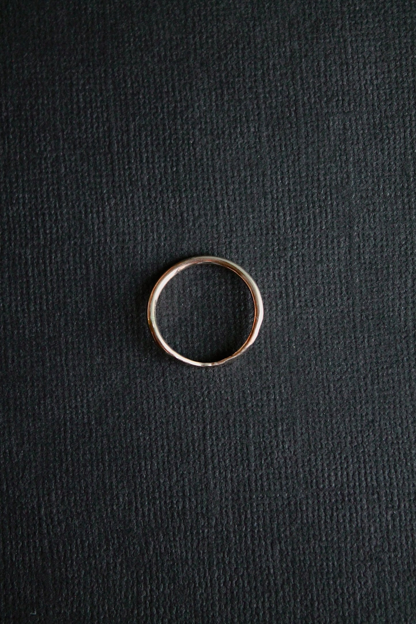 WAVE HAMMERED RING - 14K GOLD FILLED