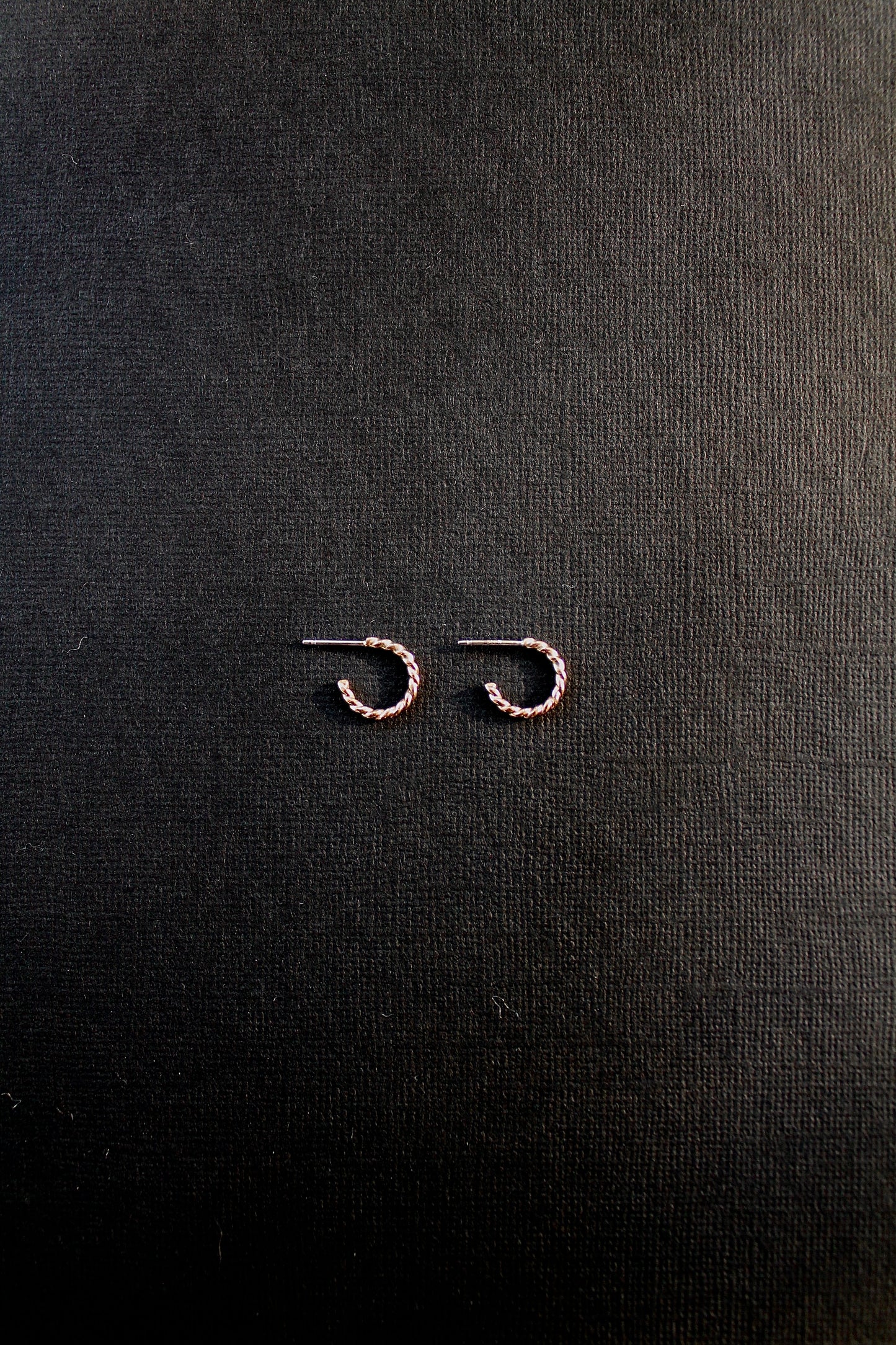 CLASSIC TWISTED TINY HOOPS - 14K GOLD FILLED