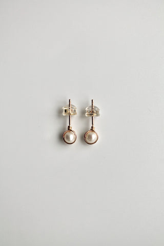 Birthstone Studs - Freshwater Pearl (June) - Purity