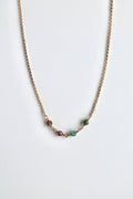 Birthstone Bar Necklace - Tourmaline (October) - Alignment