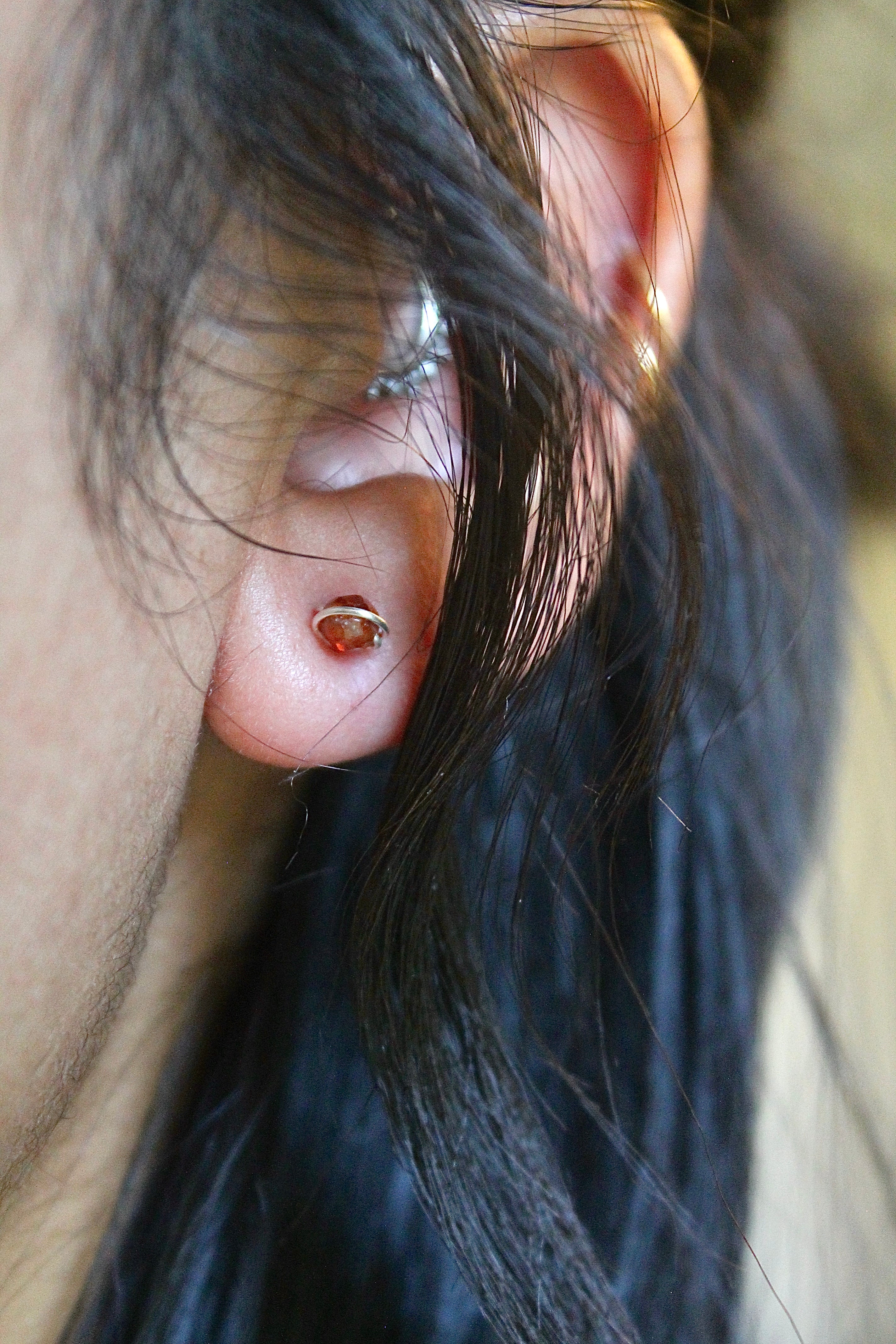 Birthstone Studs - Garnet (January) - Manifestation