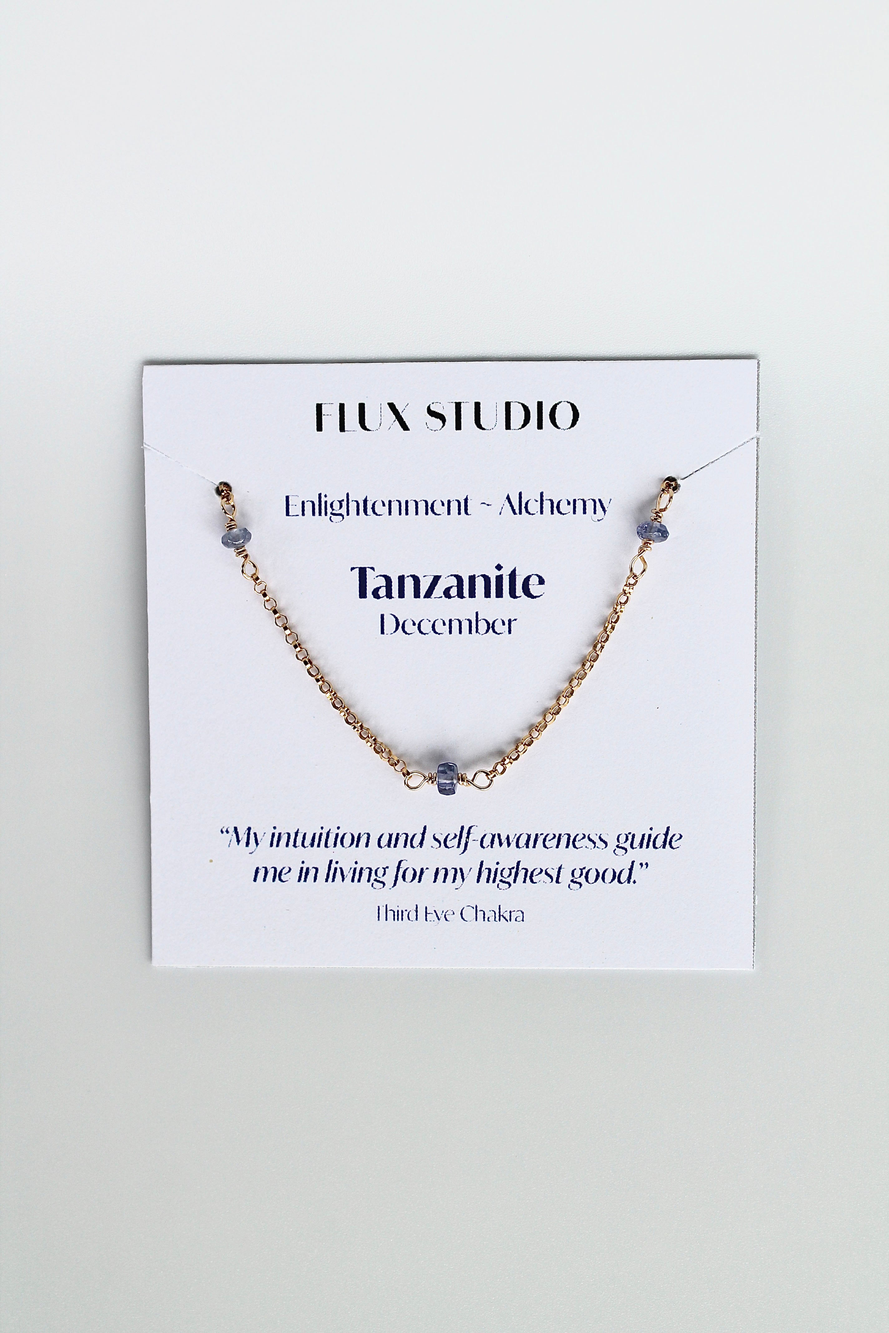 Multi Birthstone Bracelet - Tanzanite (December) - Enlightenment