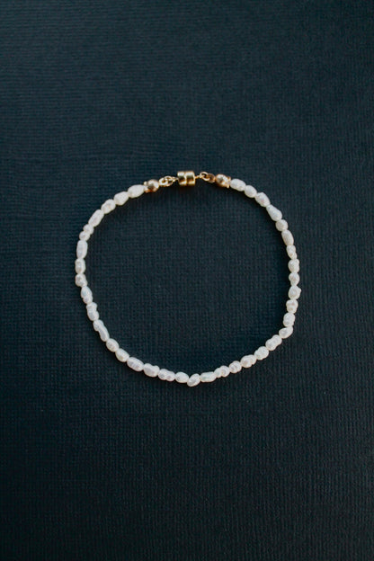 CLASSIC MINI PEARL BRACELET - 14K GOLD FILLED