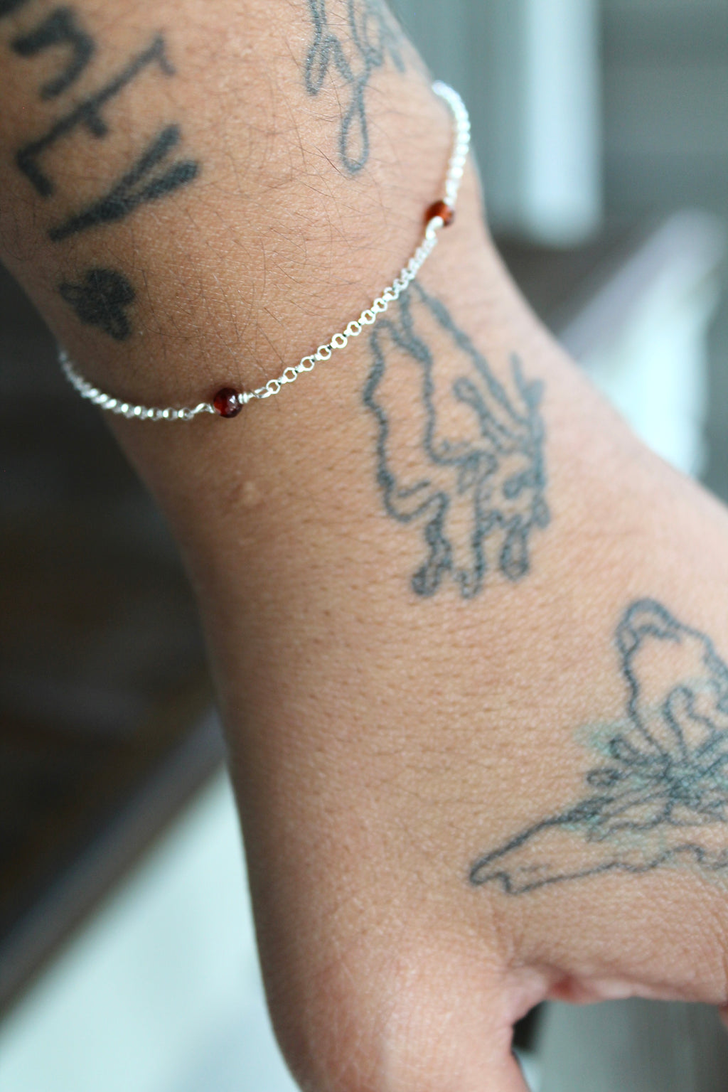 Multi Birthstone Bracelet - Garnet (January) - Manifestation