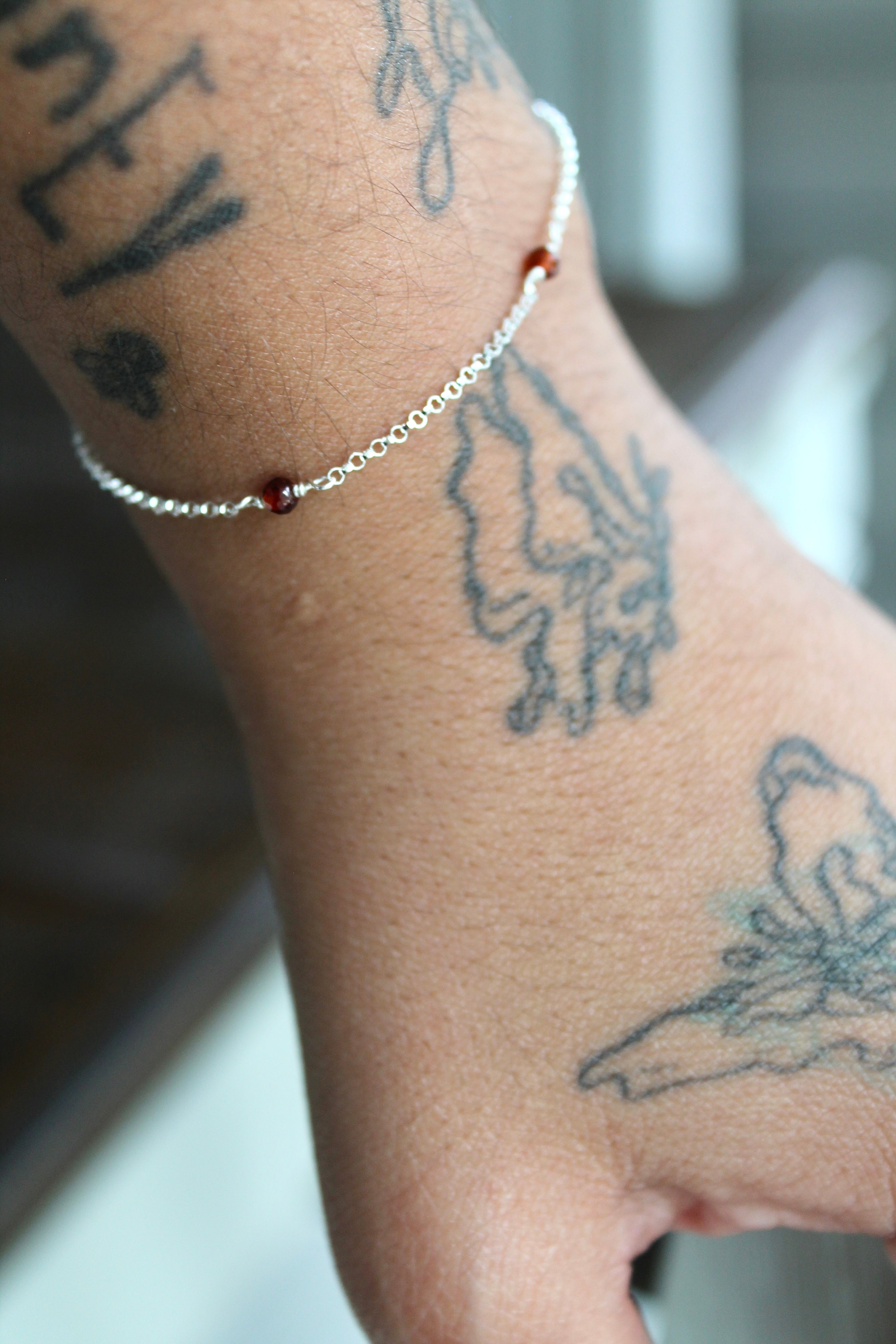 Multi Birthstone Bracelet - Garnet (January) - Manifestation