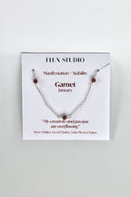 Multi Birthstone Bracelet - Garnet (January) - Manifestation