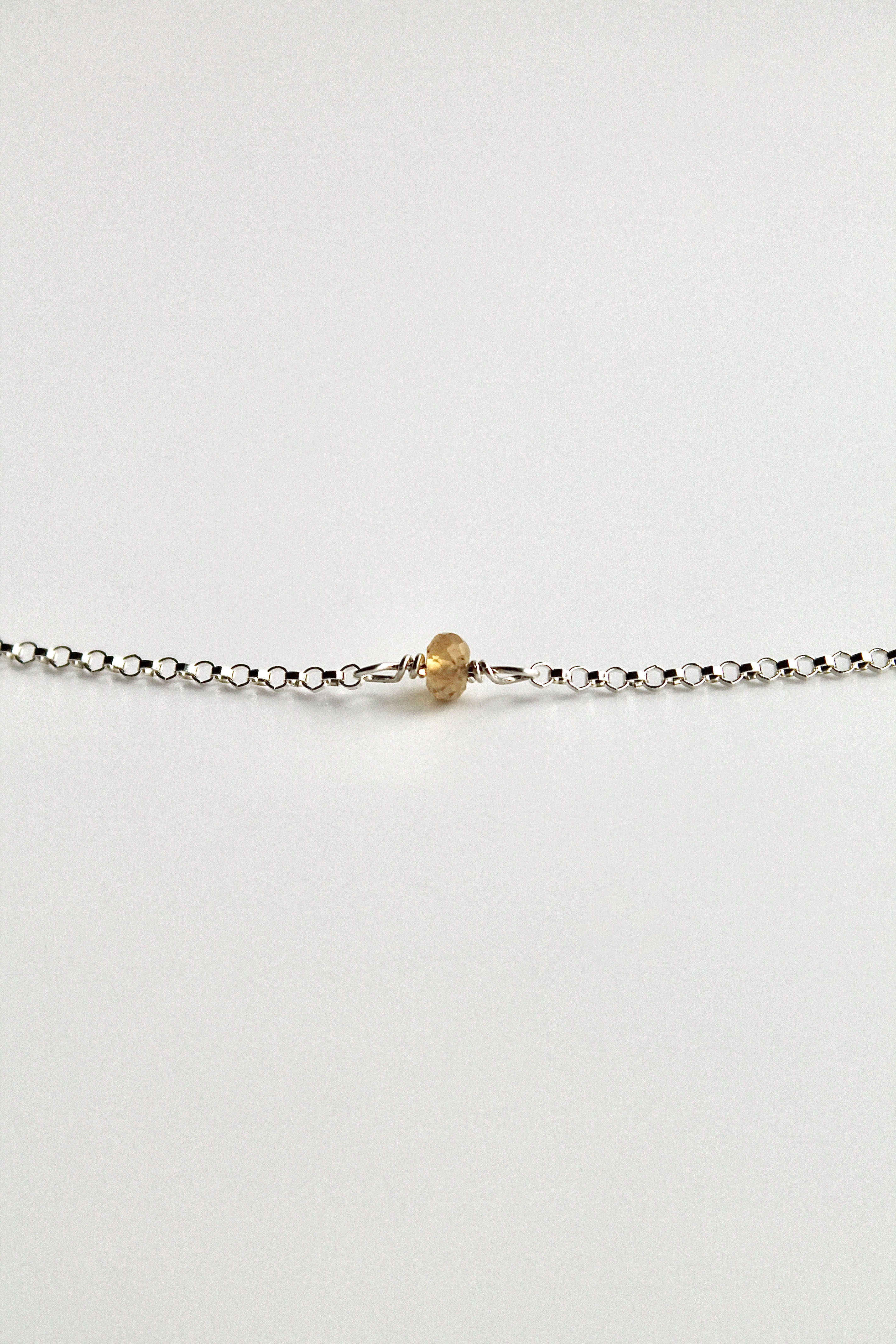 Pulsera con múltiples piedras de nacimiento: Citrino (noviembre) - Poder personal