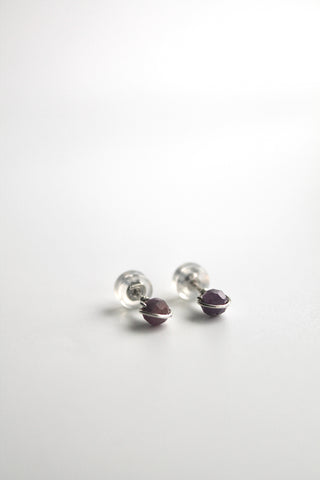 Birthstone Studs - Ruby (July) - Passion