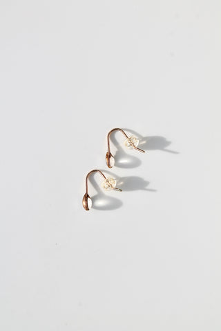 "April Showers" Mini Resin Raindrop Threaders - 14k Gold Filled