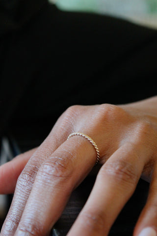 Twisted Eternity Band Ring