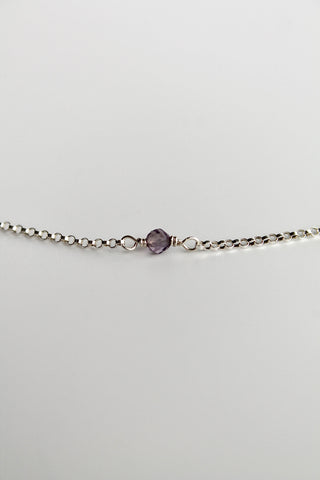 Bracelet multi-pierres de naissance - Améthyste (février) - Sérénité