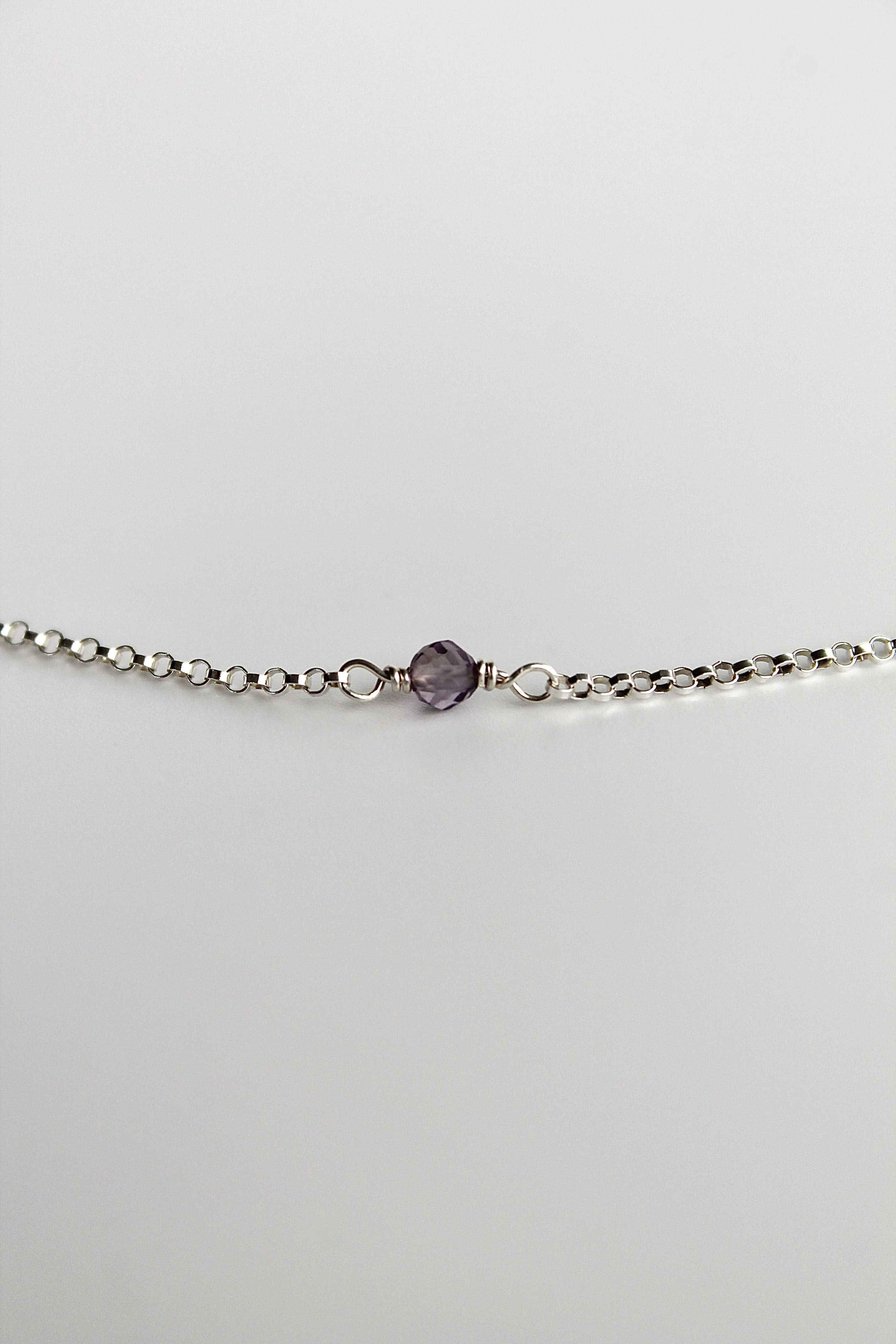 Multi Birthstone Bracelet - Amethyst (February) - Serenity